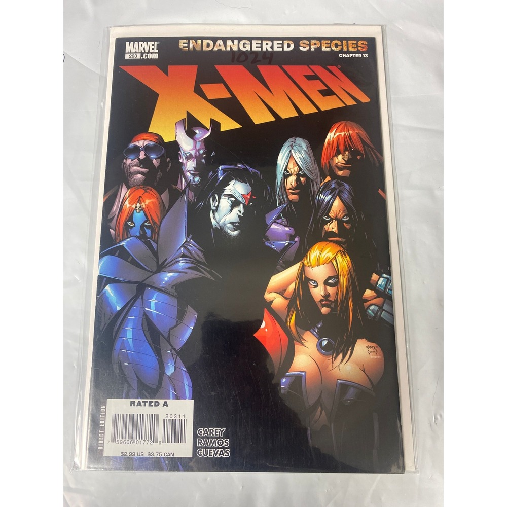 Marvel X-Men #203 Endangered Species Chapter 13 Carey Ramos Cuevas 2007 Comic